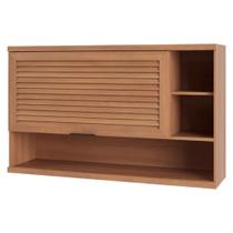 Armário Aéreo 1 Porta Basculante 120cm Macadâmia Telasul