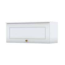 Armário Aéreo 1 Porta Basculante 80 cm Americana Branco HP Henn