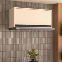 Armário Aéreo 1 Porta Basculante Creme Koya