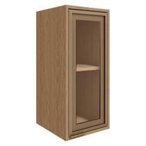 Armario Aereo 1 Porta de Vidro 30cm Reflecta Vitoria Rimo Carvalho