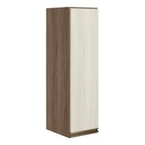Armario Aereo 1 Porta Mdf 25 Cm Kali 12200 Carvalho Toq Bianco Toq Nicioli Carvalho Toq Bianco Toq