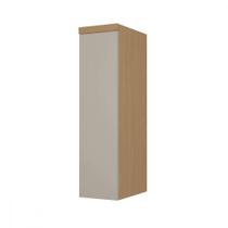 Armário Aéreo 1 Porta Nesher Condessa 20cm 100 MDF Carvalho-Greige Armário Aéreo 1 Porta Nesher Condessa 20cm 100 MDF Carvalho-Greige