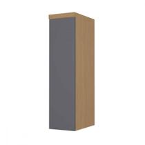 Armário Aéreo 1 Porta Nesher Condessa 20cm 100 MDF Carvalho-Titânio Armário Aéreo 1 Porta Nesher Condessa 20cm 100 MDF Carvalho-Titânio