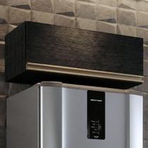 Armário Aéreo 1 Porta Para Cozinha Modulada Milão Menu Móveis Preto Armário Aéreo 1 Porta Para Cozinha Modulada Milão Menu Móveis Preto