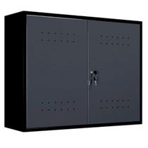 Armário Aéreo 1 Prateleira Ábile Dark Presto Armário Aéreo 1 Prateleira Ábile Dark Presto