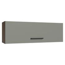 Armário Aéreo 100 Cm 1 Porta Basculante Rc Agata Madesa Rustic/cinza Armário Aéreo 100 Cm 1 Porta Basculante Rc Agata Madesa Rustic/cinza