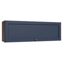 Armário Aéreo 100 cm 1 Porta Basculante Rustic/Azul Vik Madesa Armário Aéreo 100 cm 1 Porta Basculante Rustic/Azul Vik Madesa