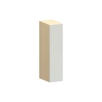 Armário Aéreo 100% Mdf 1 Porta 20cm Aura Luciane Móveis Carvalho/cinza Cristal