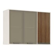 Armário Aéreo 120 Cm 1 Porta 2 Portas Ff C/Avelã Ff Armário Aéreo 120 Cm 1 Porta 2 Portas Ff C/Avelã Ff