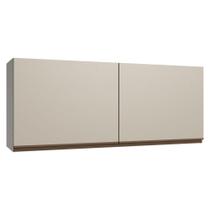 Armário Aéreo 120 cm 2 Portas Crema Nice Madesa Armário Aéreo 120 cm 2 Portas Crema Nice Madesa