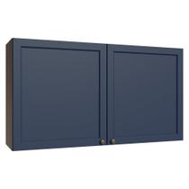 Armário Aéreo 120 Cm 2 Portas Rustic/azul Vik Madesa Armário Aéreo 120 Cm 2 Portas Rustic/azul Vik Madesa