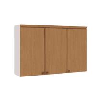 Armário Aéreo 120cm 100% MDF com 3 Portas Modulado