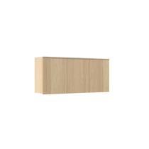 Armário Aéreo 120Cm 100% MDF Naturale/Nude - Andria Móveis Sul