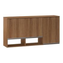 Armário Aéreo 120cm 2 Portas Basculantes C/Nichos Diana