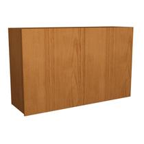 Armário Aéreo 120cm 2 Portas Cozinha Milão Marrom/Freijó Rocks
