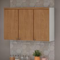 Armário Aéreo 120cm 3 portas 1531 Linha Atria Genialflex