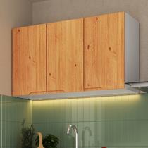 Armário Aéreo 120cm 3 Portas Madeira Maciça/MDF Ikigai Armário Aéreo 120cm 3 Portas Madeira Maciça/MDF Ikigai