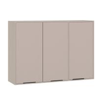Armário Aéreo 120cm 3 Portas Stylo Luciane Móveis Armário Aéreo 120cm 3 Portas Stylo Luciane Móveis