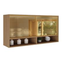Armário Aéreo 120cm c/ Portas Vidro Paris Multimóveis Armário Aéreo 120cm c/ Portas Vidro Paris Multimóveis