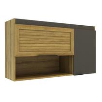 Armário Aéreo 120cm com 2 Portas e 1 Nicho 2305v Porta Veneziana