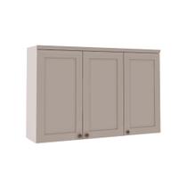 Armário Aéreo 120cm Para Cozinha Modulada Com 3 Portas MDF
