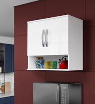 Armário Aéreo 2 P orta com Nicho Organizador - Acabamento Premium Armário Aéreo 2 P orta com Nicho Organizador - Acabamento Premium