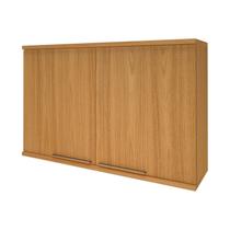 Armário Aéreo 2 Portas 120cm Cozinha Modulada Madri Amarelo/Freijó Armário Aéreo 2 Portas 120cm Cozinha Modulada Madri Amarelo/Freijó