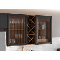 Armário Aéreo 2 Portas 2 Prateleiras Favorita Armário Aéreo 2 Portas 2 Prateleiras Favorita