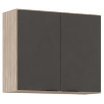 Armario Aereo 2 Portas 80cm 94241 Avena Grafito Demobile Armario Aereo 2 Portas 80cm 94241 Avena Grafito Demobile