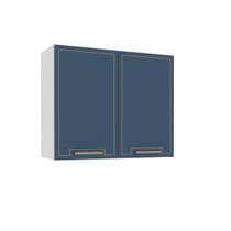 Armário Aéreo 2 Portas 80cm Amara Politorno Móveis