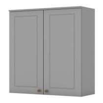 Armário Aéreo 2 Portas 80cm Americana Cinza - Móveis Henn Armário Aéreo 2 Portas 80cm Americana Cinza - Móveis Henn