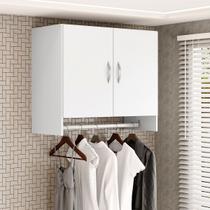 Armário Aéreo 2 Portas Cabideiro com Varão 70cm Lisboa Armário Aéreo 2 Portas Cabideiro com Varão 70cm Lisboa