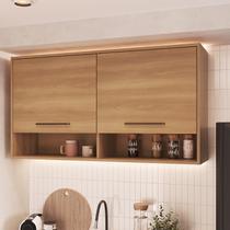 Armário Aéreo 2 Portas com 2 Nichos Jade Armário Aéreo 2 Portas com 2 Nichos Jade