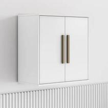 Armário Aéreo 2 Portas Lorena Kaiki Móveis - Branco