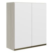 Armario Aereo 2 Portas MDF 60 cm Kali 12205 Bianco Toq Branco Uv Nicioli