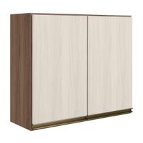 Armario Aereo 2 Portas Mdf 80 Cm Kali 12211 Nicioli Carvalho