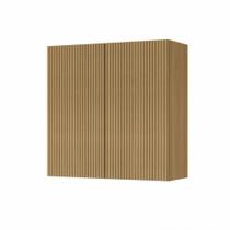 Armario Aereo 2 Portas Nesher Rainha 80cm Ripado 100 Mdf