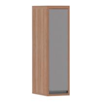 Armário Aéreo 20 cm 1 Porta Cinza Puro 1 Prateleira IsaLuciane Móveis Armário Aéreo 20 cm 1 Porta Cinza Puro 1 Prateleira IsaLuciane Móveis