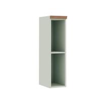Armário Aéreo 20cm Com Nicho e 1 Prateleira Para Cozinha MDF