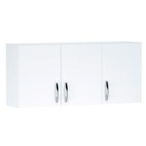 Armário Aéreo 3 Portas 120 cm Branco 302 AJL Móveis