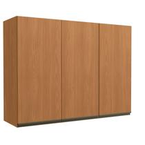 Armário Aéreo 3 Portas 120cm Maxxi Marrom/Canela Armário Aéreo 3 Portas 120cm Maxxi Marrom/Canela