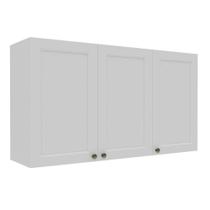 Armário Aéreo 3 Portas Cozinha Aurora 120cm com Divisórias Armário Aéreo 3 Portas Cozinha Aurora 120cm com Divisórias