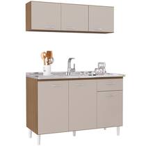 kit armario cozinha 6 portas 120 cm 262 branco poqq em Promoção no ...