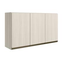 Armario Aereo 3 Portas MDF 120 cm Kali 12197 Bianco Toq Bianco Toq Nicioli