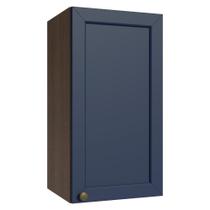 Armário Aéreo 35 Cm 1 Porta Rustic/azul Vik Madesa Armário Aéreo 35 Cm 1 Porta Rustic/azul Vik Madesa