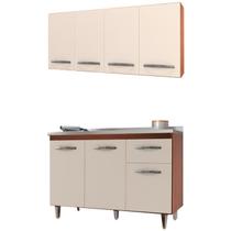 Armario Aereo 4 Portas e Balcao 120cm Savana Off White Mobbs Armario Aereo 4 Portas e Balcao 120cm Savana Off White Mobbs