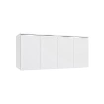 Armário Aéreo 4 Portas Kappesberg Adapt Branco 155cm