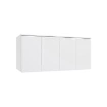 Armário Aéreo 4 Portas Kappesberg Adapt Branco 155cm