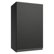 Armário Aéreo 40 Cm 1 Porta Preto Nice Madesa Preto Armário Aéreo 40 Cm 1 Porta Preto Nice Madesa Preto