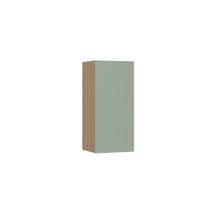 Armário Aéreo 40cm 1 Porta Slim Luciane Móveis Freijó/verde Jade Armário Aéreo 40cm 1 Porta Slim Luciane Móveis Freijó/verde Jade